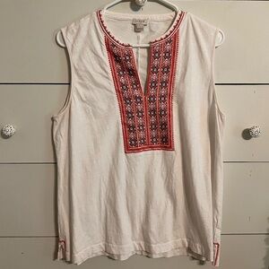 Embroidered Tank